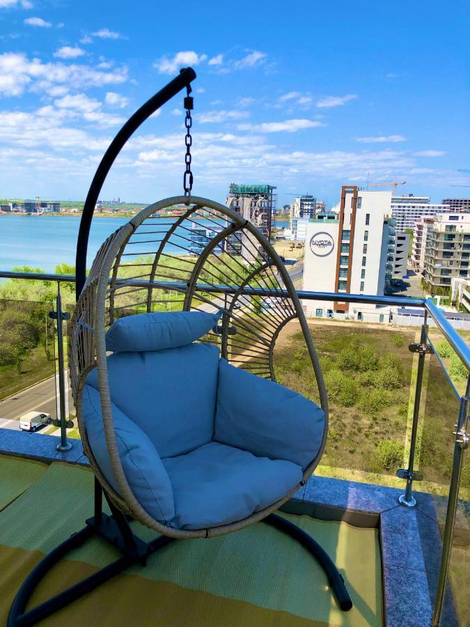 Aqua Vista Nuba - Vedere Top La Mare Si Lac - Apartament 2 Camere Summerland - Mamaia Ngoại thất bức ảnh