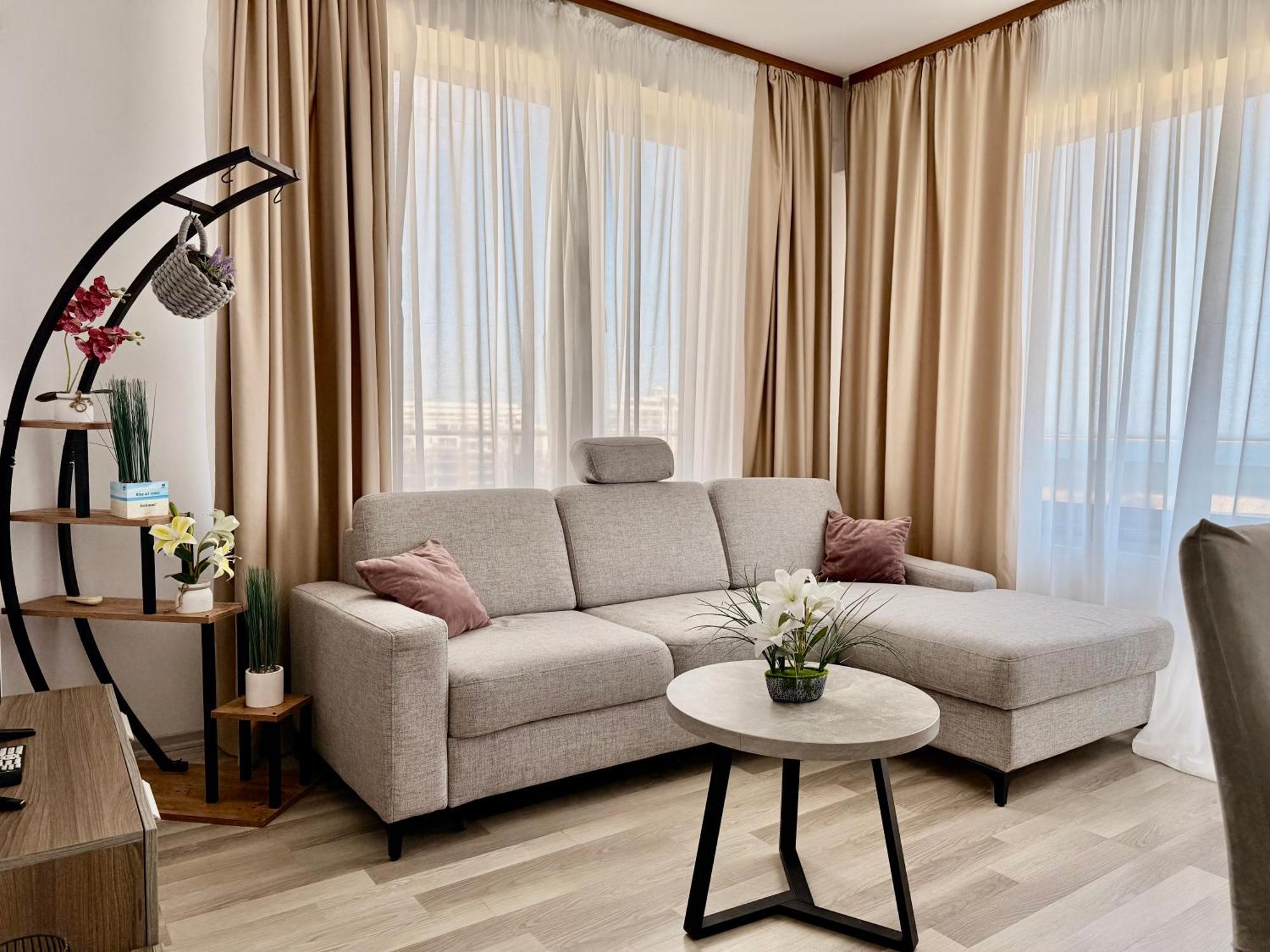 Aqua Vista Nuba - Vedere Top La Mare Si Lac - Apartament 2 Camere Summerland - Mamaia Ngoại thất bức ảnh